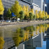 A city starting to change color