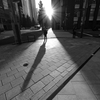 long shadow of a person