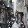 Whereabouts in the back alley