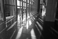 radiant striped lobby
