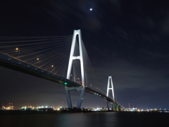 Moonlit bridge