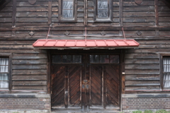 dark agricultural hut