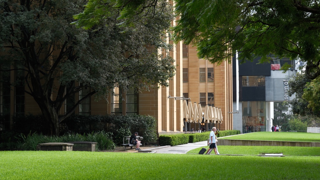 A little before noon