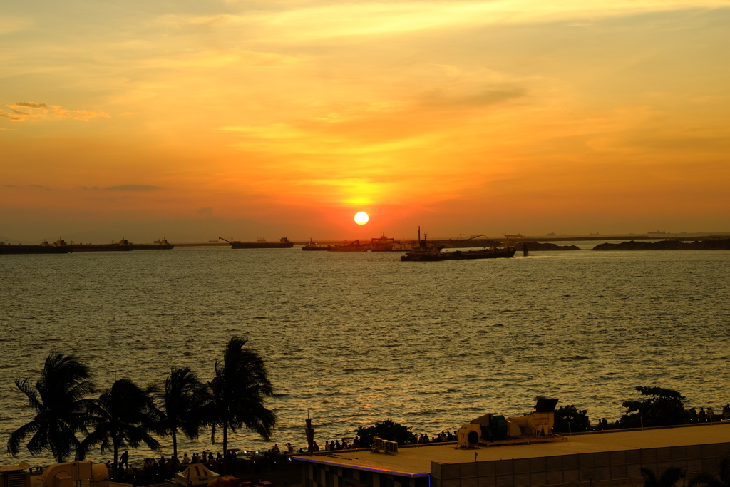 Sunset over Manila Bay again