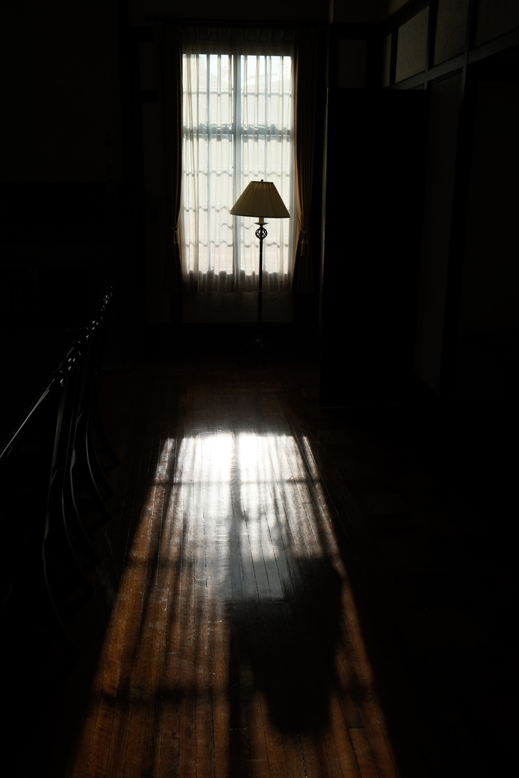 ひかり と かげ ながく