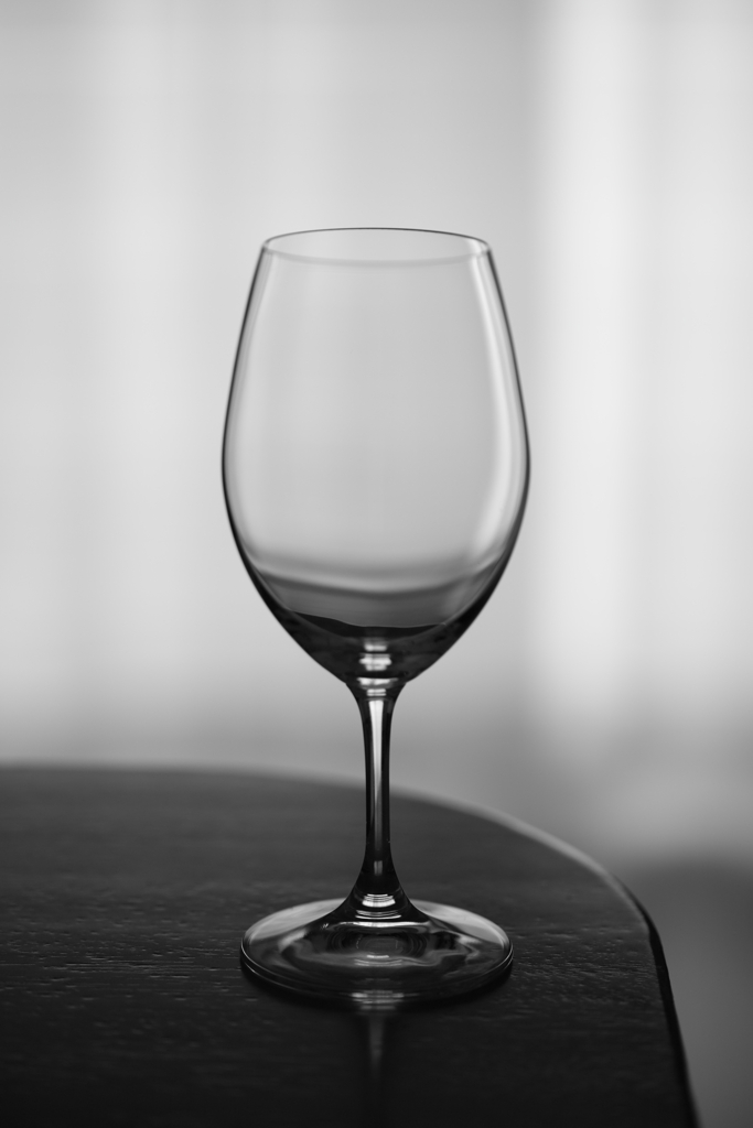 A wine glass