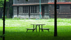 Table at campus