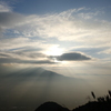 From the mountain pass in the morning