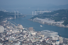 尾道水道の見える丘より