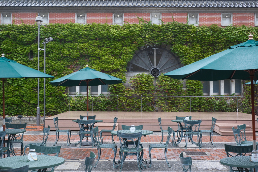 モーニングコーヒーはテラスにて