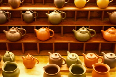 various tea utensils