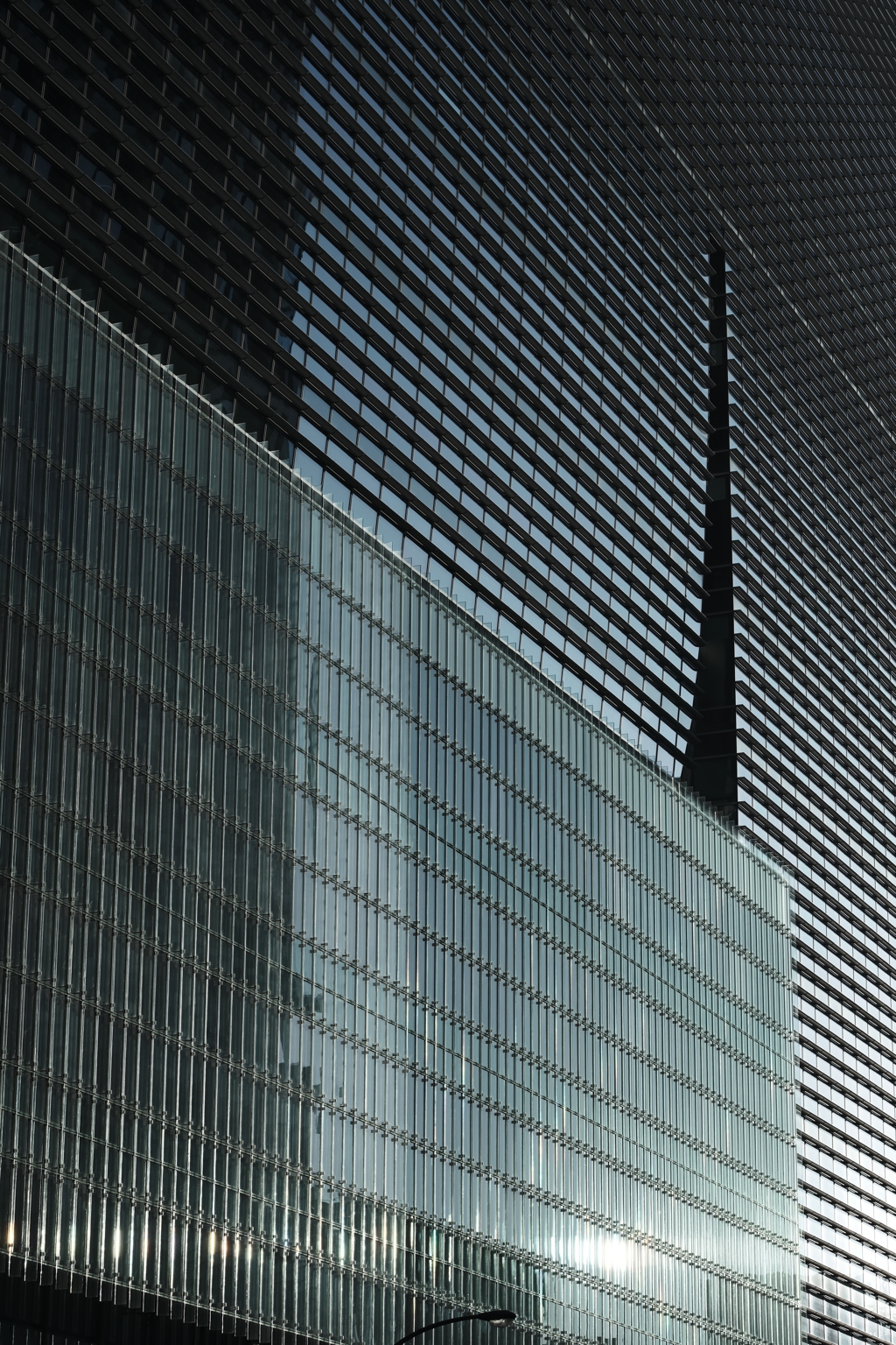 Building exterior wall in the morning