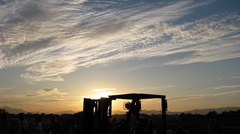 空が黄昏て
