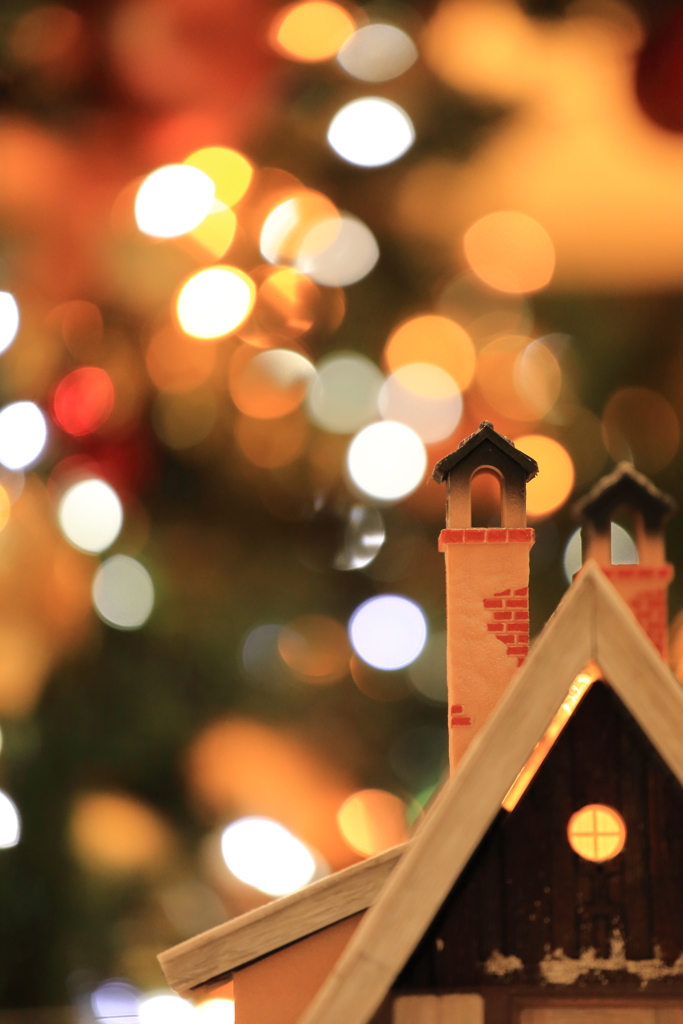 クリスマスツリーの麓