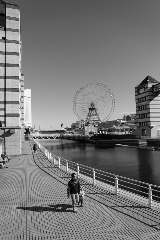 休日の親子