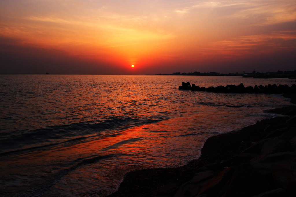 夕日海岸 By チキチータ Id 1730898 写真共有サイト Photohito