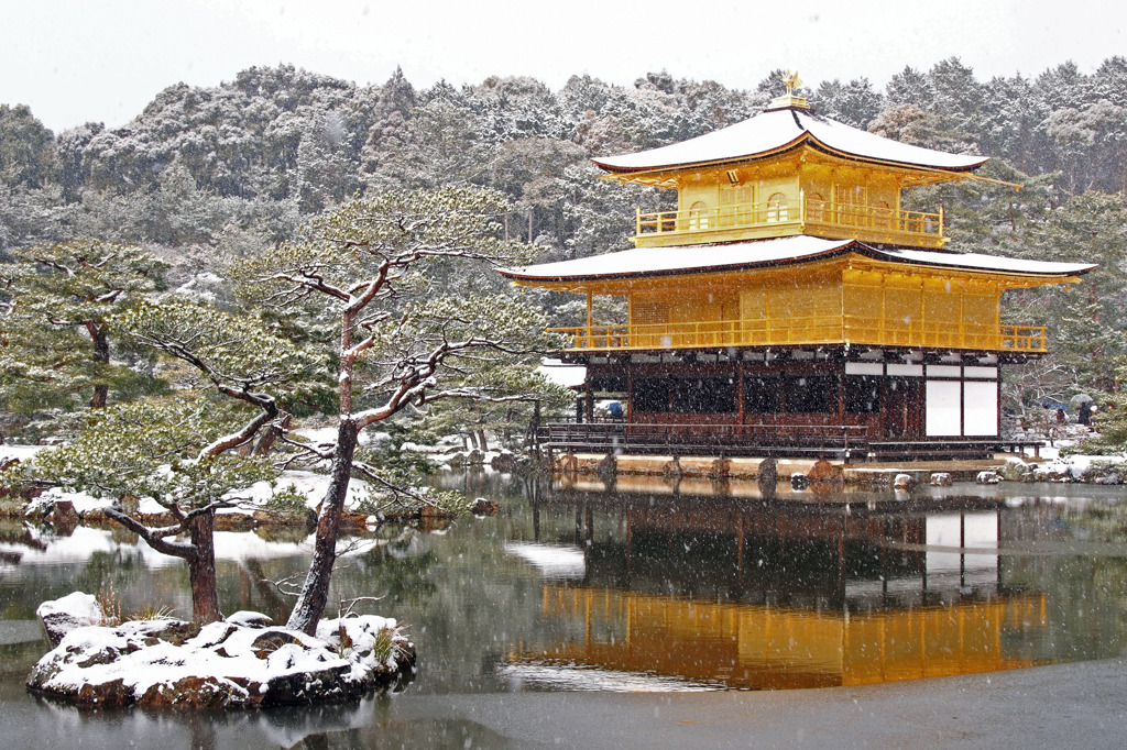 京に降る雪