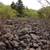 手稲山のガレ場
