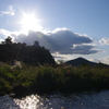 犬山城逆光