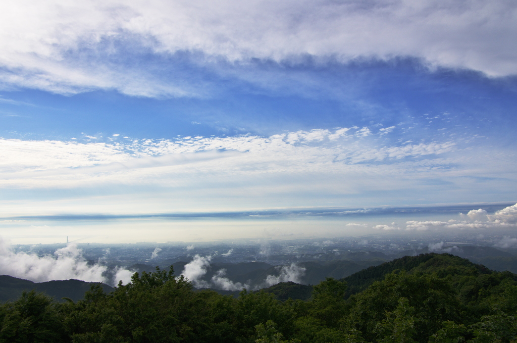 和泉葛城山　登頂直後１