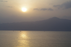 早春の琵琶湖
