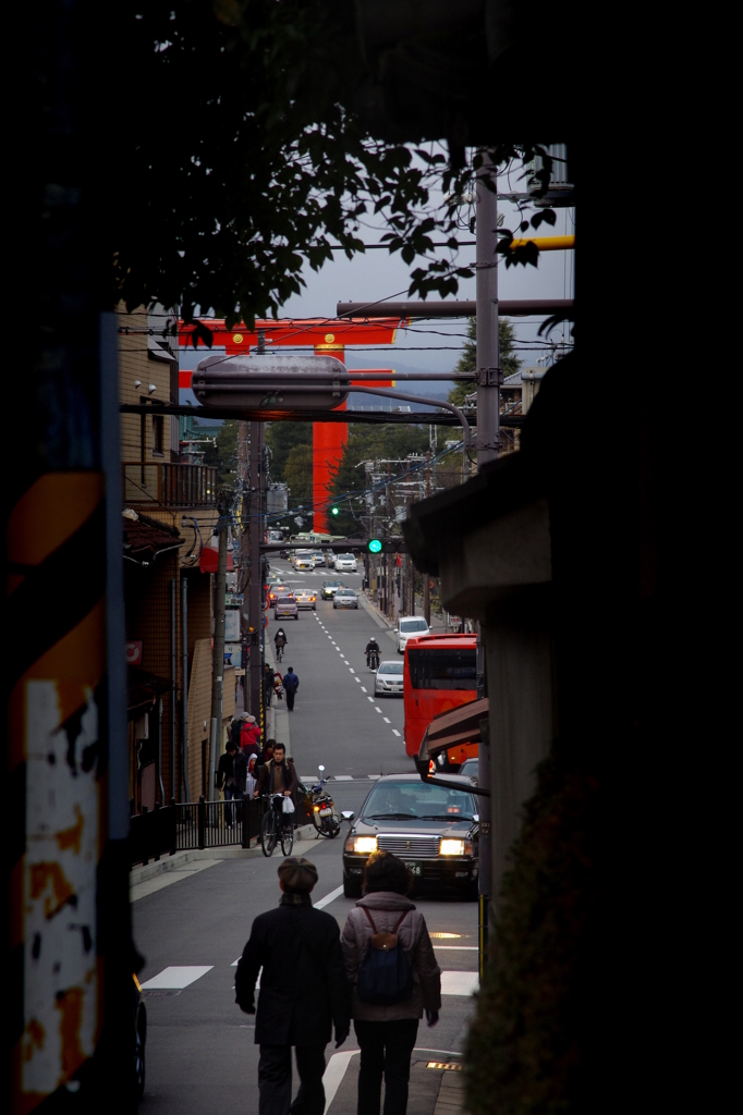 鳥居の町