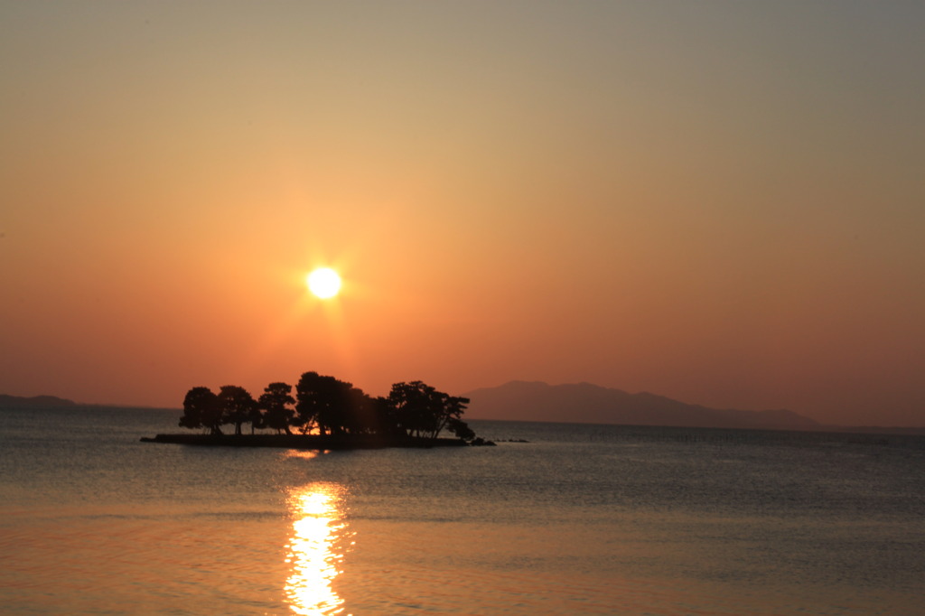 宍道湖の夕日1