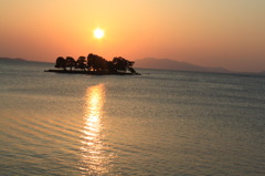 宍道湖の夕日