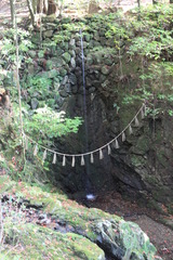 神峯山寺　九頭龍滝 