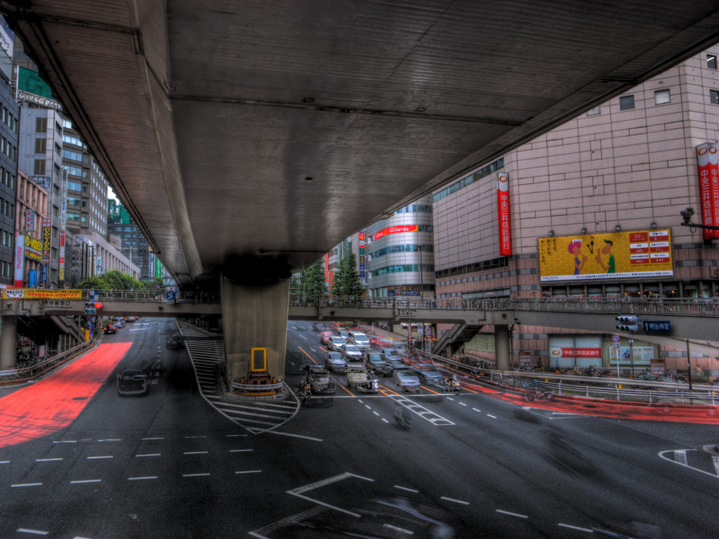 渋谷、高架下