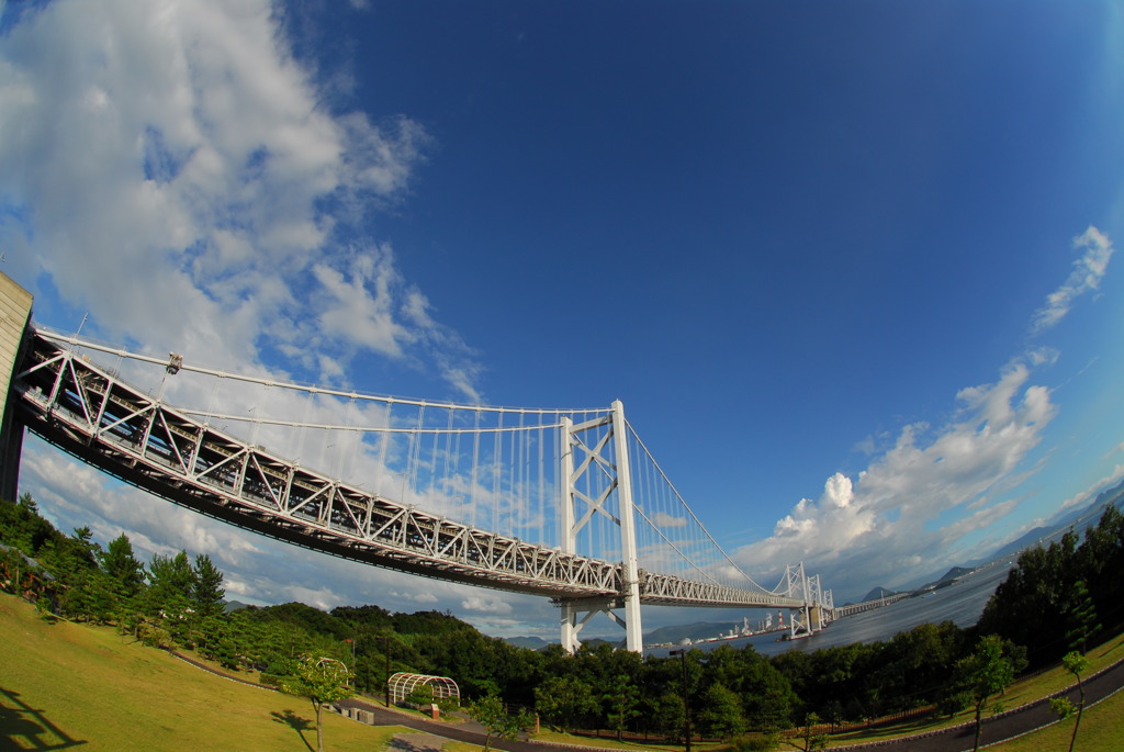 与島から瀬戸大橋