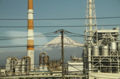 富士山まっぷたつ