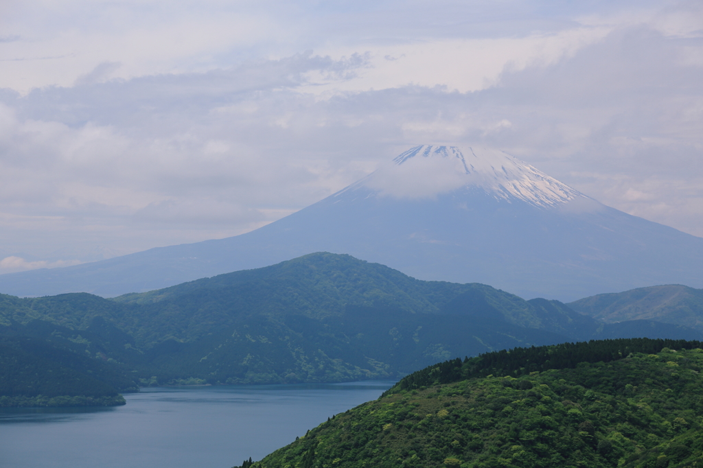 芦の湖と富士