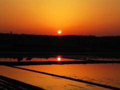 二つの夕日