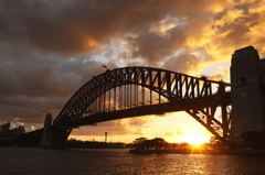 Harbour Bridge の夕暮