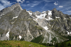 Grandes Jorasses from Italy