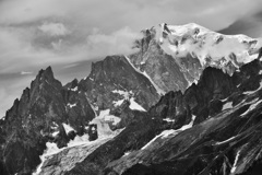 Mont-Blanc from Italy