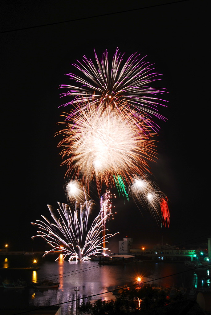 壱岐島　勝本花火大会　2011