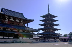 金堂と五重塔