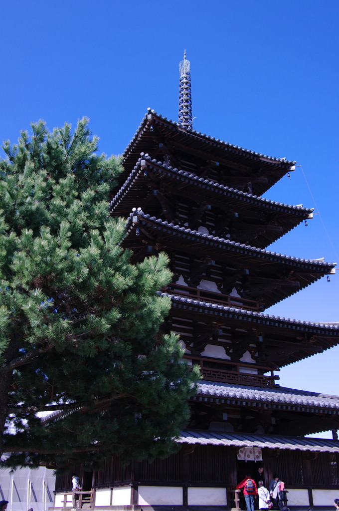 法隆寺　五重塔