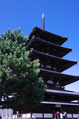 法隆寺　五重塔