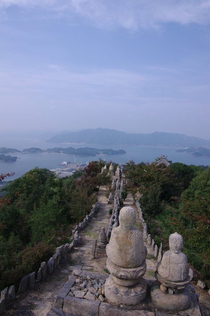 白滝山展望台より