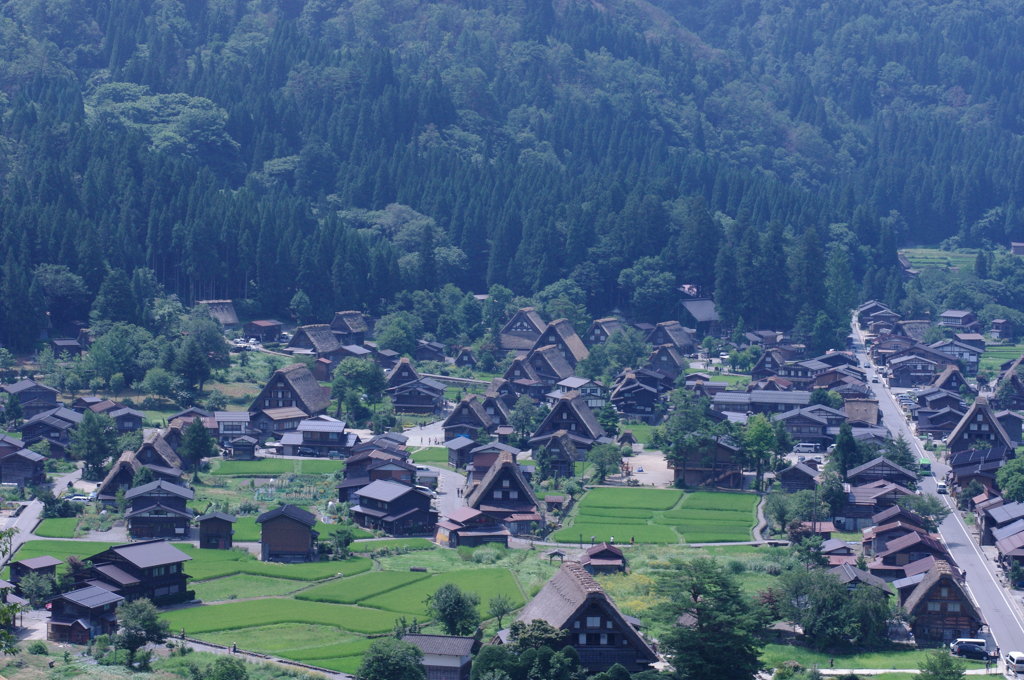 白川郷　～城址展望台より～