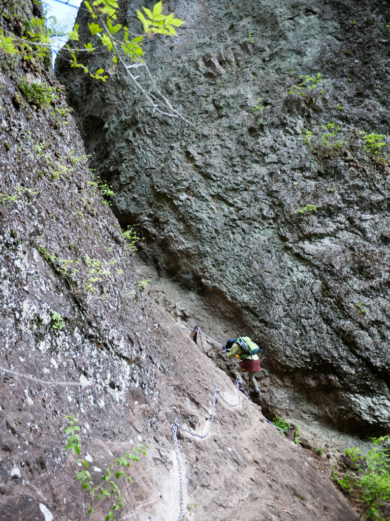 My wife who challenges a rock　Ⅰ