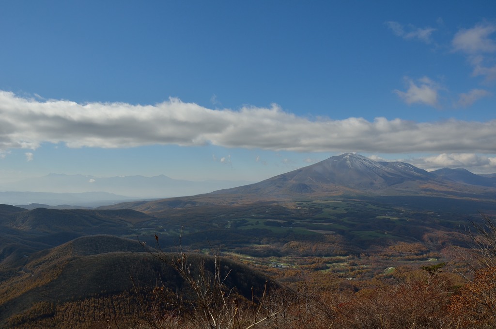 The mountain which looks at Mt. Asama