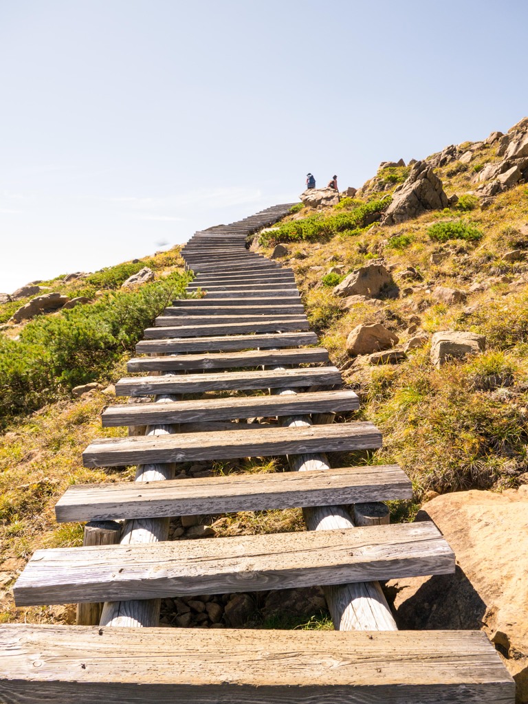 Long stairs