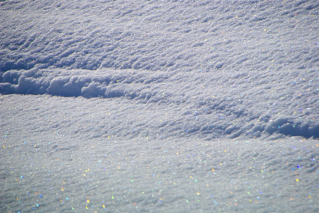 雪面の反射光