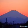 富士山　夕景