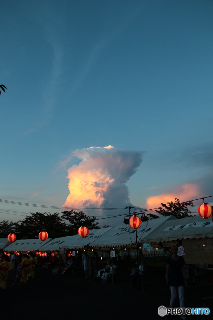 かなとこ雲　積乱雲最終形態