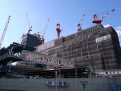 大阪駅工事中